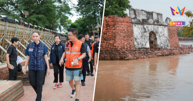 รมว.วธ. ตรวจอยุธยารับมือมวลน้ำ โบราณสถาน 394 แห่งยังปลอดภัย