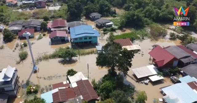 น้ำท่วมอยุธยา 16 อำเภอ 4.8 หมื่นครัวเรือน ชาวบางไทรพายเรือฝ่าน้ำสูง