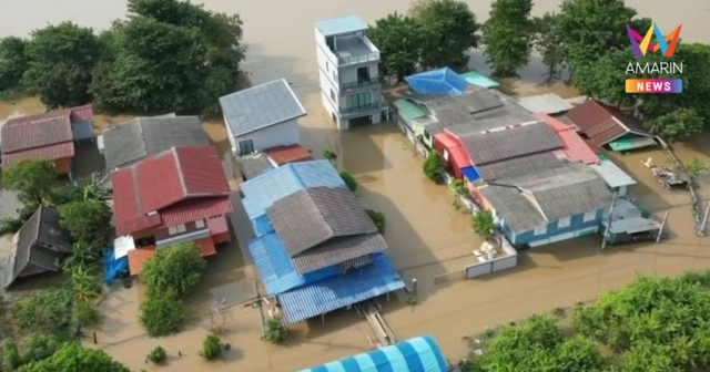 มวลน้ำเหนือถึงอยุธยา! น้ำขึ้นไววันละเมตร ชาวบ้านทำได้แค่ ทำใจรอดไปวันๆ