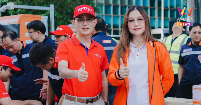 Bewon ปันน้ำใจ นำทีมไปร่วมกิจกรรมปล่อยขบวน MEA และจิตอาสาช่วยเหลือน้ำท่วม