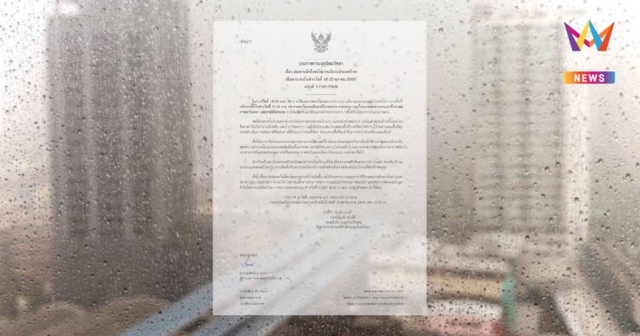 อุตุฯ เตือน ฉบับ 3 รับมือฝนตกหนักถึงหนักมาก 18-25 ต.ค. นี้