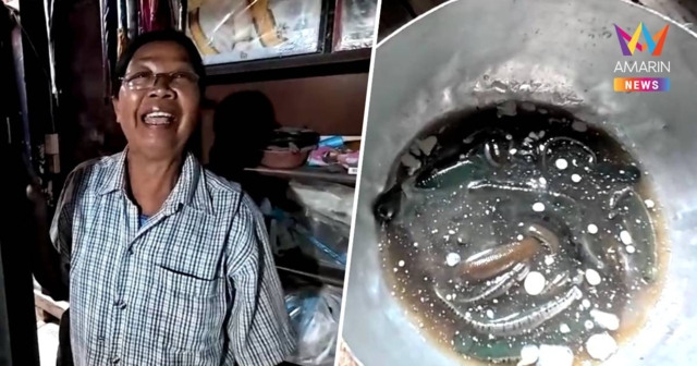 ป้าวัย 66 ถูกปลิงกัดน้ำท่วม ถึงกับจับดองเก็บไว้เป็นที่ระลึกนับสิบตัว