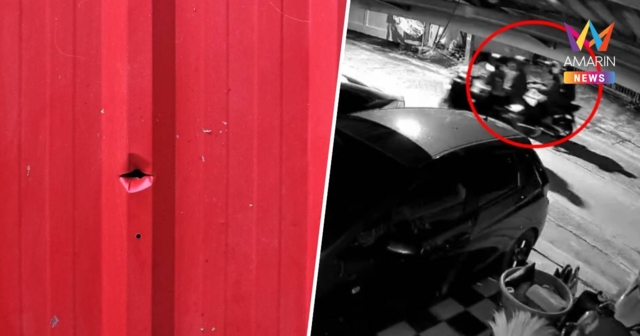 อุกอาจ! วัยรุ่นซิ่ง จยย. รัวซัลโวร้านส้มตำดังบางแสน เจ็บ 1 ราย