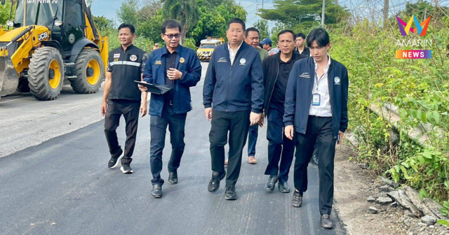 รมช.คมนาคม สั่งเร่งของบฟื้นฟูด่วน น้ำท่วมถนนนครนายกพังยาวเกิน 20 วัน