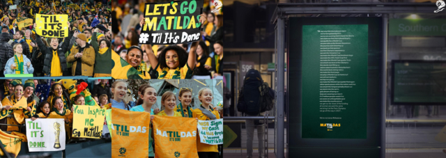 CommBank Matildas’ “‘Til It’s Done” campaign by Ogilvy Australia Images: Courtesy of Ogilvy Australia and Cannes Lions