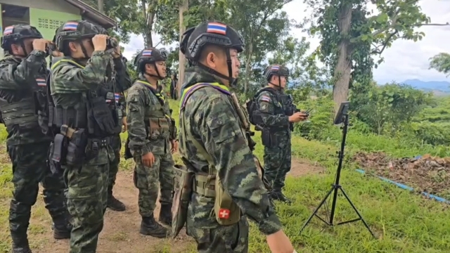 กองทัพอากาศเมียนมา ส่งเครื่องบินรบทิ้งระเบิดตอบโต้ทหารกะเหรี่ยง
