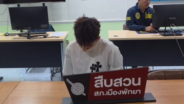 ไล่ล่า 17 ชม.! หนุ่มจีน โดดชั้น 2 โรงพักพัทยาหนี