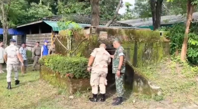 ตรวจหลุมหลบภัย 5 โรงเรียนชายแดนคลองใหญ่