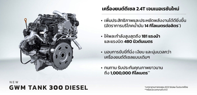 เครื่องยนต์ดีเซล 2.4T