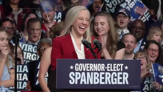 ผู้ว่าการรัฐเวอร์จิเนียคนใหม่ตกเป็นของอบิเกล สแปนเบอร์เกอร์ จากพรรคเดโมแครต