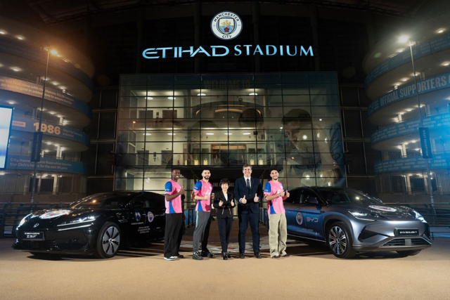 Manchester City ร่วมมือกับ BYD