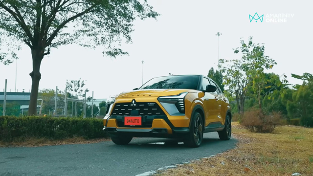Mitsubishi XFORCE HEV Ultimate X สี Energetic Yellow with Black Roof