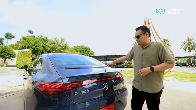 Mercedes-Benz EQE 300 ด้านท้าย