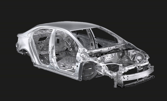 โครงสร้างตัวถังนิรภัย GOA พร้อมคานนิรภัย
