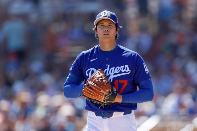 โชเฮ โอทานิ นักเบสบอลชื่อดังชาวญี่ปุ่น ผู้เล่นของทีมลอสแอนเจลิส ดอดเจอร์ส