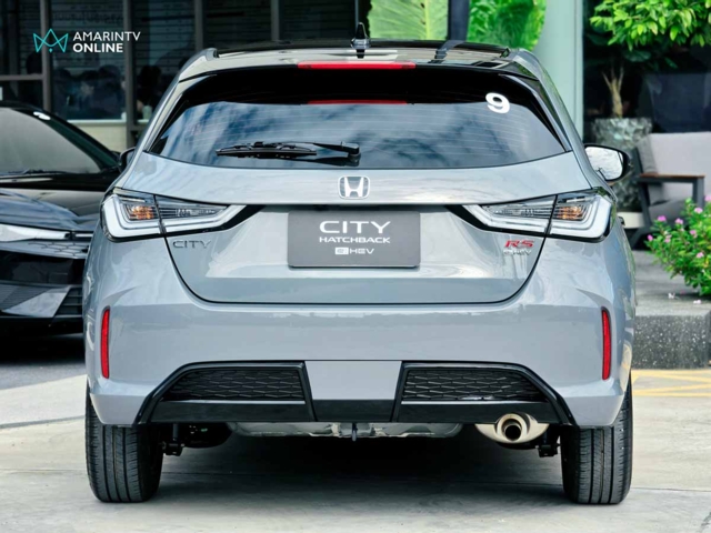 ปิดจองชั่วคราว New Honda City Hatchback รุ่น e:HEV RS สี Urban Gray Pearl / Black Roof (หลังคาดำ)