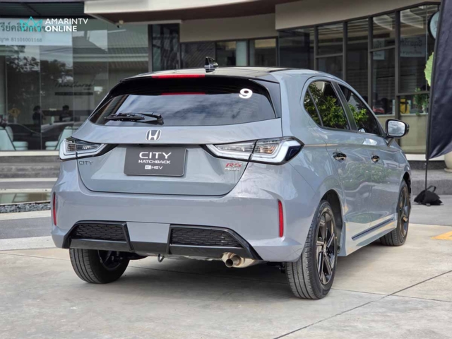 New Honda City Hatchback รุ่น e:HEV RS สี Urban Gray Pearl / Black Roof (หลังคาดำ)
