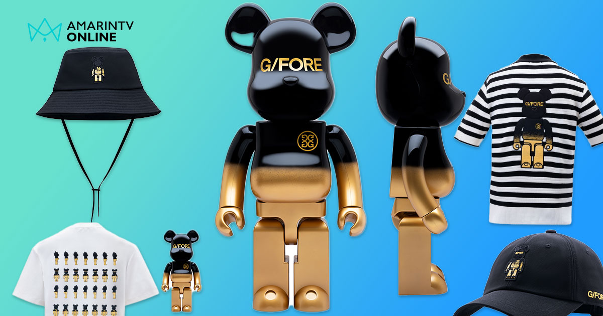 แบร์บริค BE@RBRICK ไอคอนแห่งวัฒนธรรมป๊อป เดบิวต์สู่วงการแฟชั่นกอล์ฟ