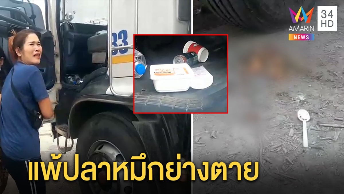 เมียร่ำไห้ผัวดับปริศนาคาสิบล้อ คาดเพราะกินปลาหมึกย่าง หมอชี้ อาการแพ้สะสม