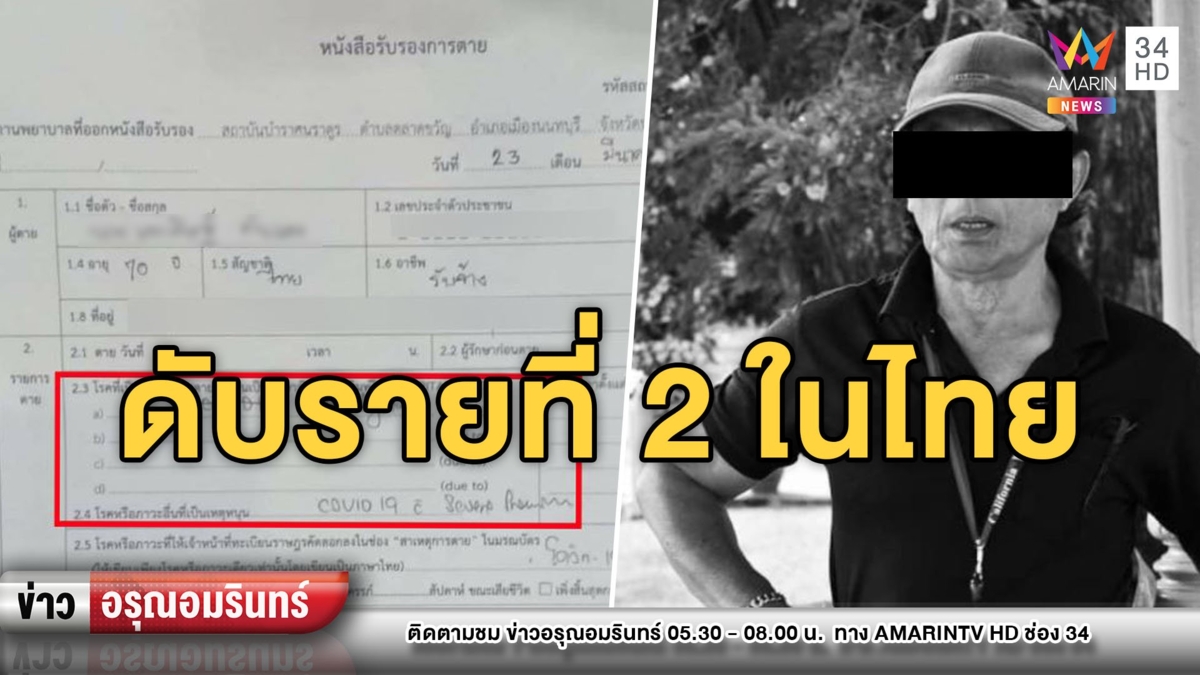 สุดช้ำ! โควิด-19 คร่าชีวิตรายที่ 2 ในไทย ญาติร้องถูกวัดปฏิเสธจัดงาน