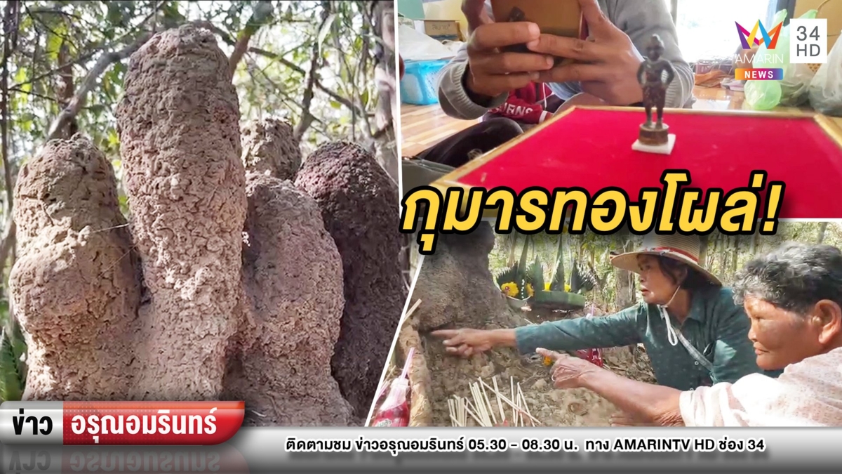 กุมารทององค์จิ๋วโผล่ใกล้จอมปลวกไอ้ไข่ – กรมศิลป์จ่อลุยตรวจ