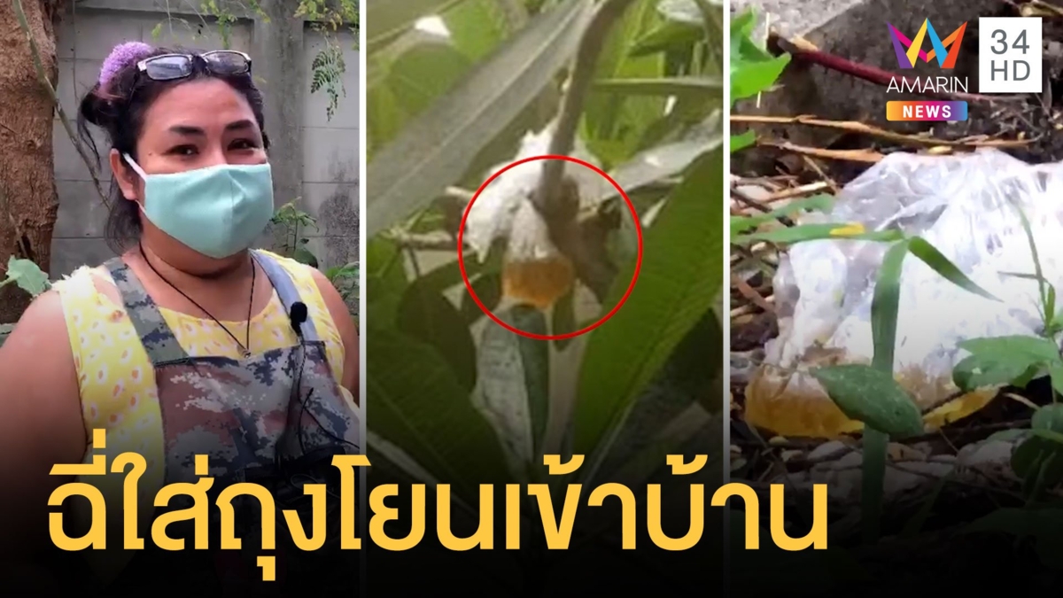 คนฉี่ใส่ถุงโยนโยนจากตึกเข้าบ้านทุกวัน