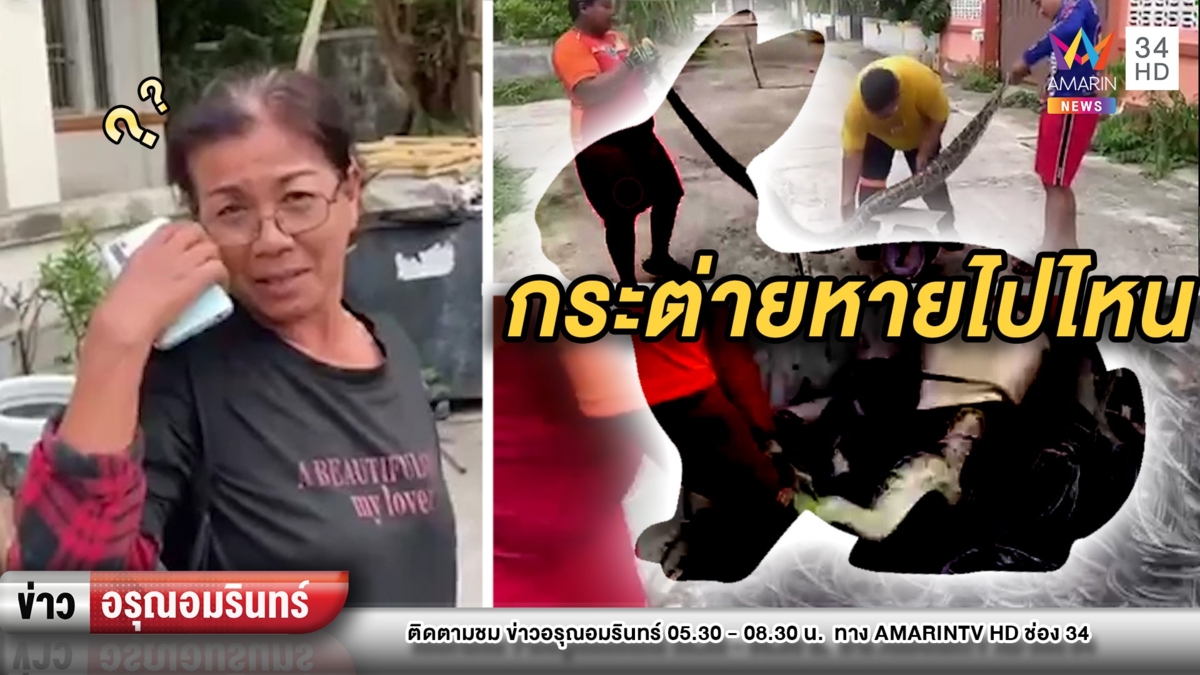 กระต่ายหายเจ้าของตามหาวุ่น สุดท้ายถูกงูหลามเขมือบไปแล้ว