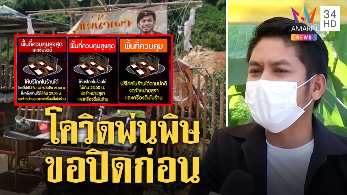 เคาะแล้ว! 4 จังหวัดแดงเข้มนั่งทานได้ "คิง ก่อนบ่าย" ช้ำพิษโควิดยอมปิดร้านกุ้ง