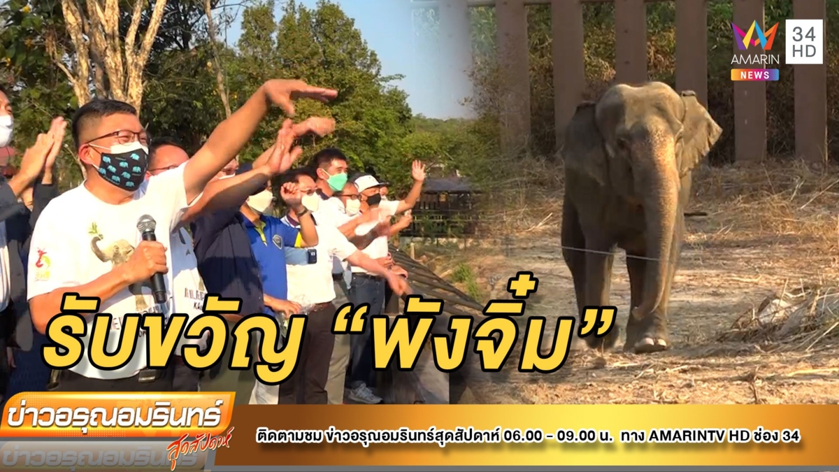 สวนสัตว์ขอนแก่น จัดพิธีบายศรีรับขวัญ “พังจิ๋ม” สู่บ้านหลังใหม่