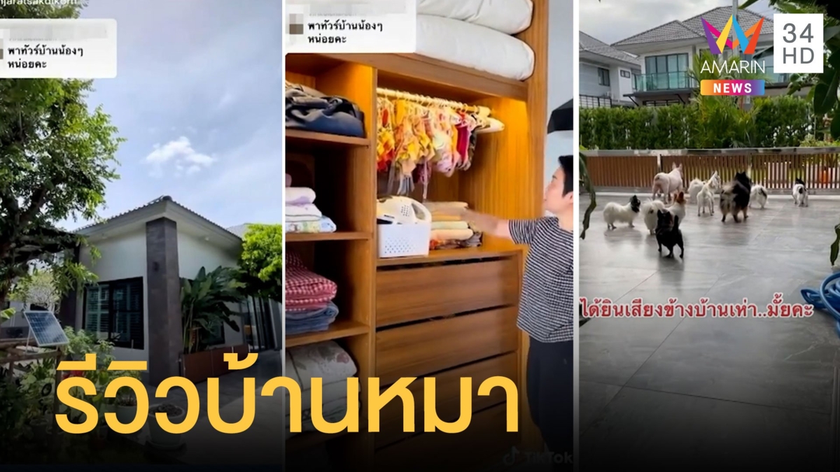 รีวิวบ้านหมาหรูหราหมาเห่าของจริง น้องมารยาทดีไม่เห่าให้เสียงดัง
