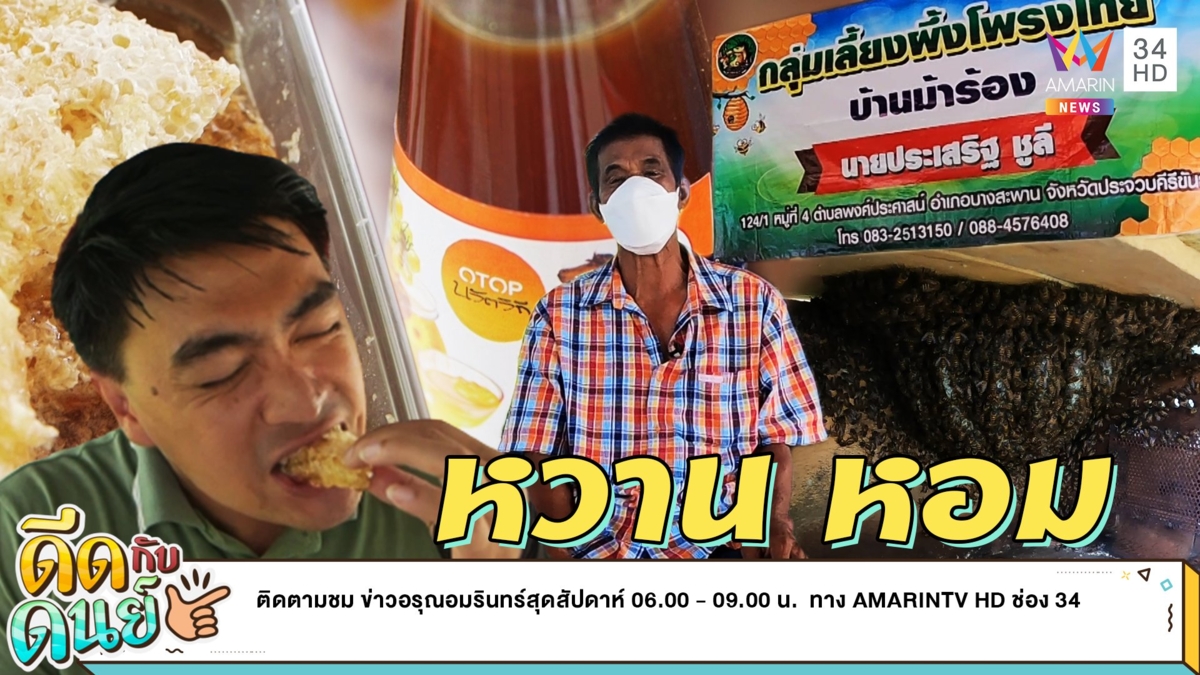 ดีดกับดนย์ |EP.15| เลี้ยงผึ้งโพรง ทำน้ำผึ้งเดือน 5 สร้างรายได้