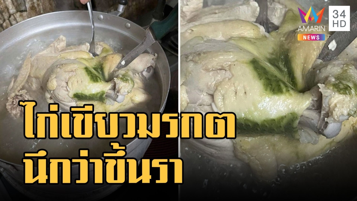 ไก่มรกต ? ต้มไก่ไหว้เจ้าเป็นสีเขียวปริศนา อ.เจษฏา บอกแล้วมาจากสิ่งนี้