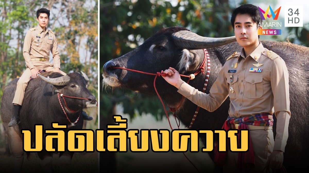 ปลัดอำเภอหล่อเลี้ยงควายถ่ายรูปคู่ ชาวเน็ตโฟกัสผิดจุด