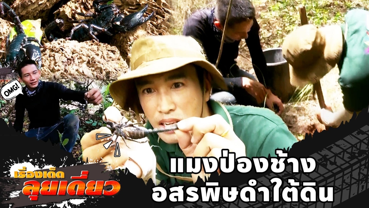 เรื่องเด็ดลุยเดี่ยว | แบกเสียมขุด แมงป่องช้าง อสรพิษดำใต้ดิน