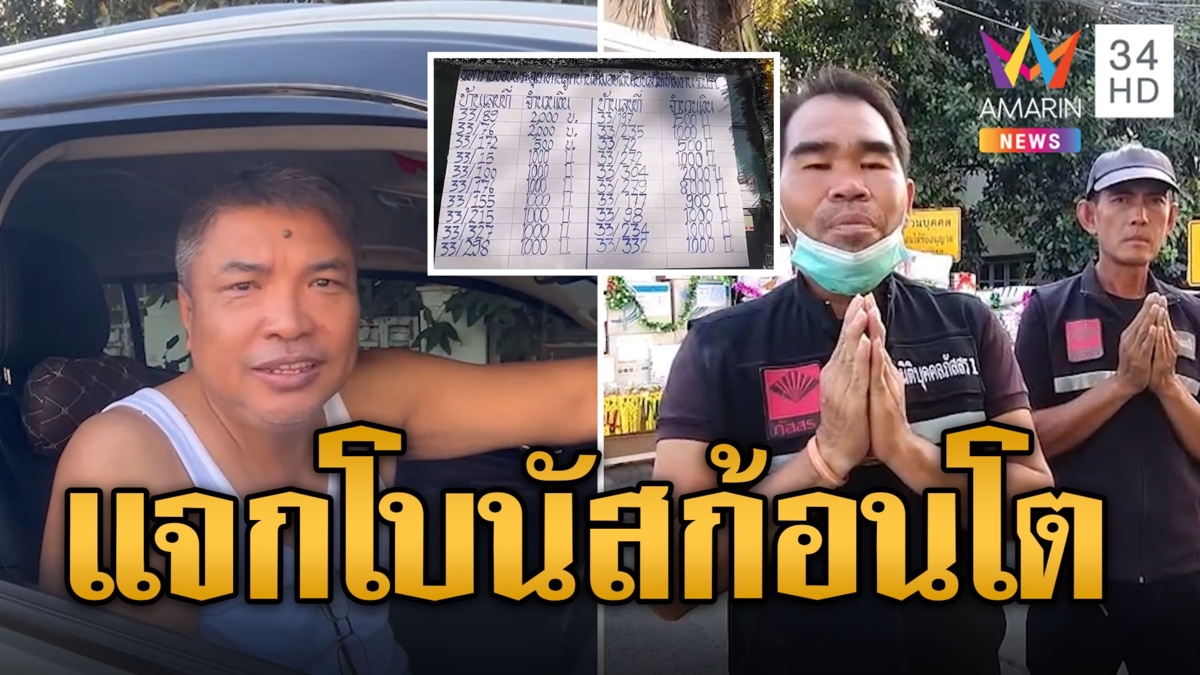 ลูกบ้านสายเปย์ ลงขันให้โบนัสรปภ.-ช่าง เป็นของขวัญและกำลังใจ