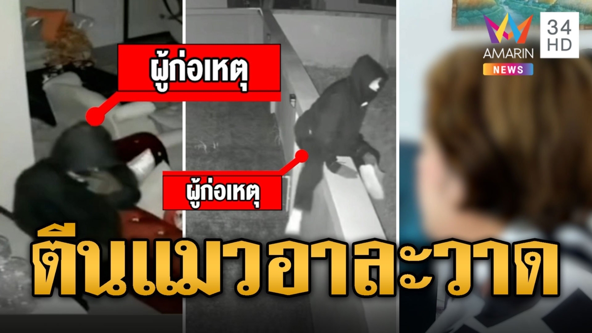 ชาวบ้านผวา! ตีนแมวอาละวาด คืนเดียวย่องไป 6 หลัง