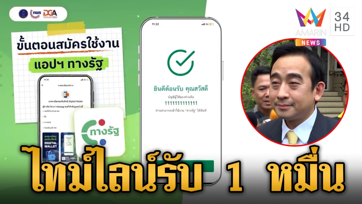 เปิดขั้นตอนใช้งาน"ทางรัฐ" เผ่าภูมิมั่นไม่ล่ม แนะย้ายทะเบียนบ้านใช้ 1 หมื่น