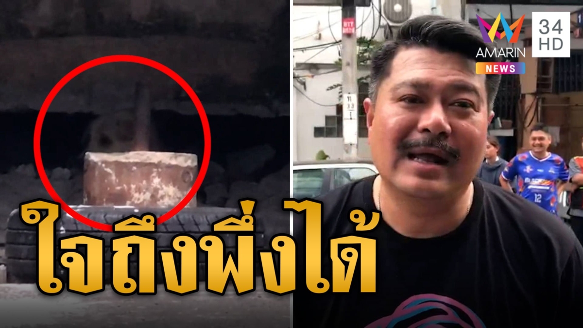 ใจถึงพึ่งได้! 'วัน อยู่บำรุง' ช่วยหมาท้องถูกโบกปูนขัง