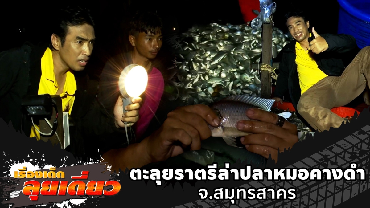 เรื่องเด็ดลุยเดี่ยว | ตะลุยราตรีล่าปลาหมอคางดำ จ.สมุทรสาคร