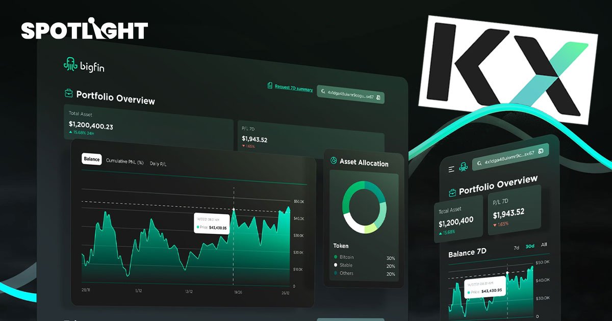 KX เครือกสิกร เปิดตัว Bigfin แพลตฟอร์มวิเคราะห์คริปโท ช่วงตลาดผันผวน