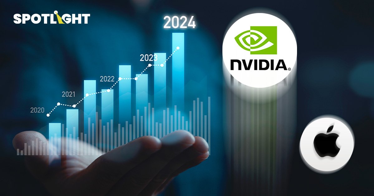 จับตาหลังมูลค่า NVIDIA แตะ 110 ล้านล้านบาท แซง Apple ขึ้นอันดับสองของโลก