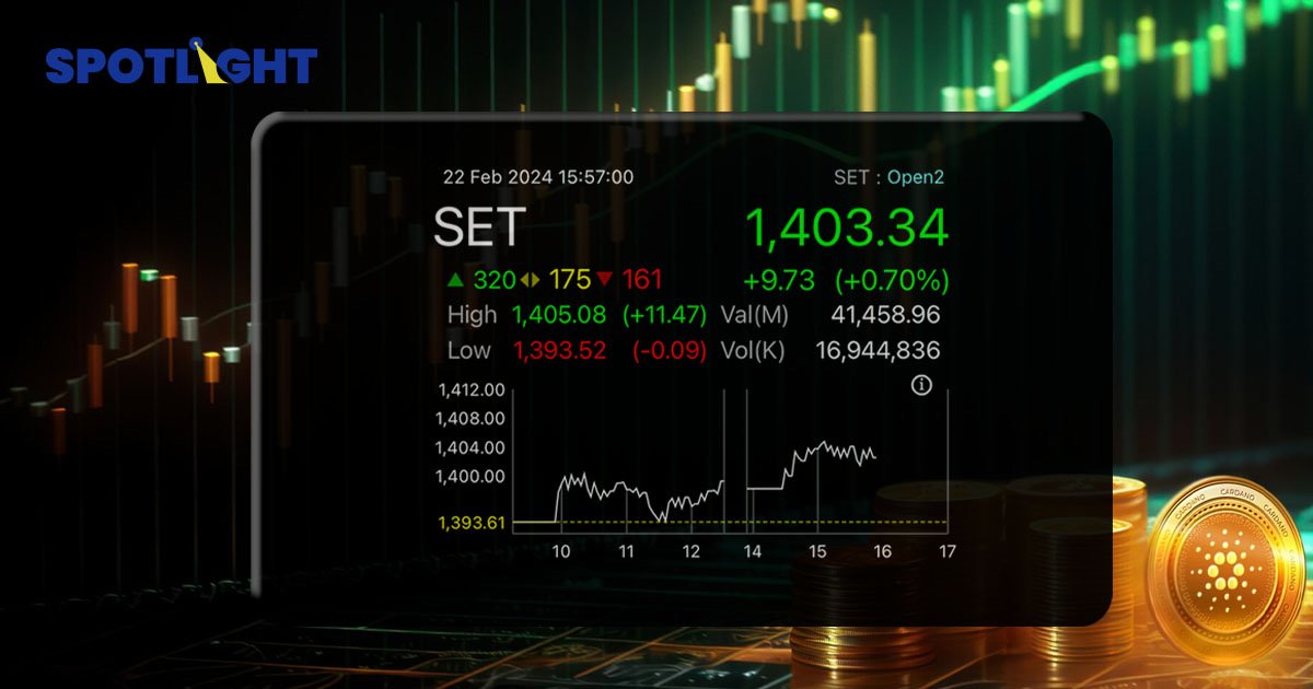 ตลาดหุ้นไทยกลับมายืนเหนือ 1,400 จุด  จากมาตรการ Short Selling ของตลท.