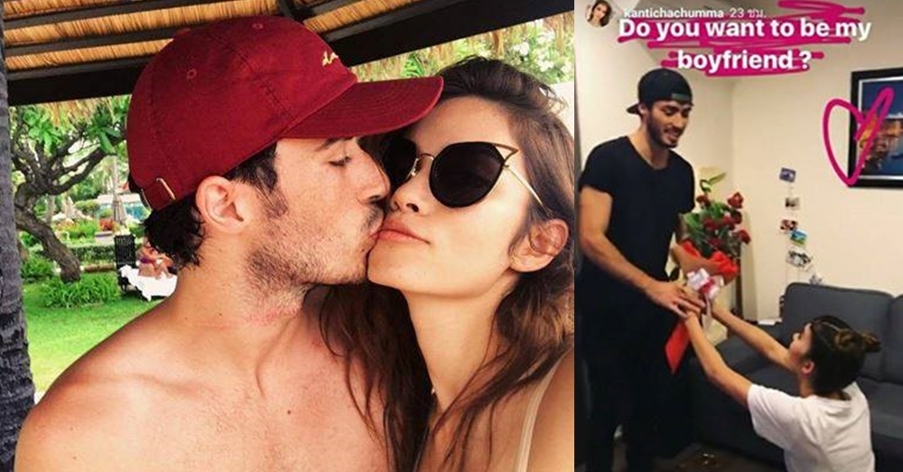 สายรุกที่แท้ทรู! 'ติช่า เดอะเฟซ' คุกเข่าขอ 'ลูคัส' เป็นแฟน หนุ่มนายแบบเซย์เยส โผกอดกันกลม