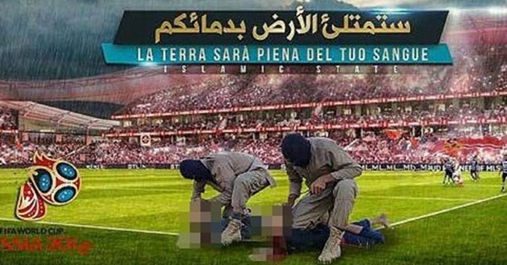 เล่นแรง! กลุ่ม ISIS โพสต์ภาพตัดคอนักเตะชื่อดัง ขู่ป่วนฟุตบอลโลก 2018