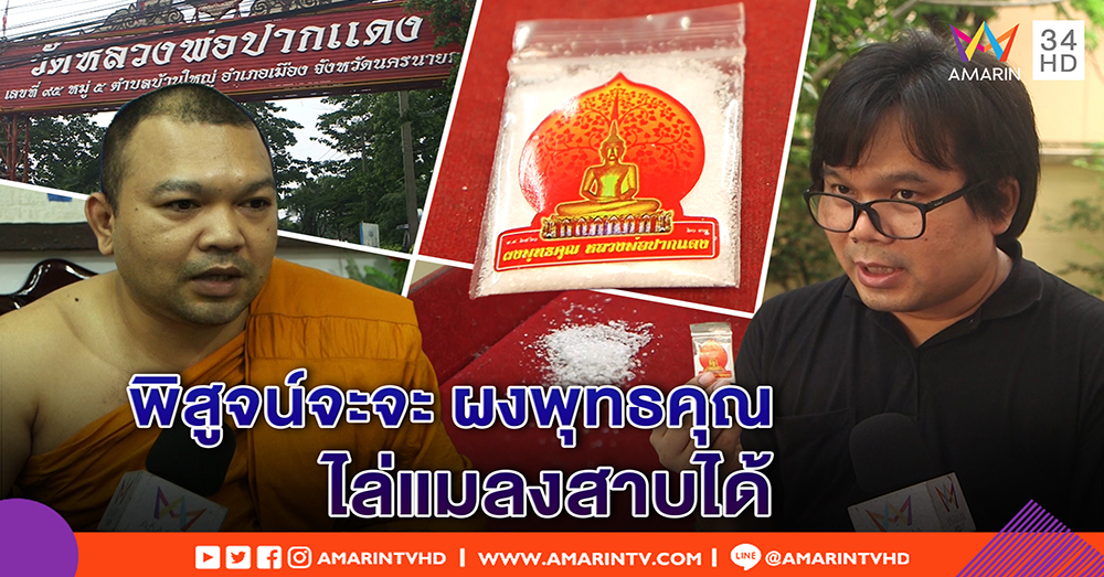 พิสูจน์แล้ว ผงดูดทรัพย์วัดดังไม่ใช่ผงชูรส ที่แท้ “ลูกเหม็น” - พระชี้ ใช้เหนี่ยวใจให้ขยัน (คลิป)