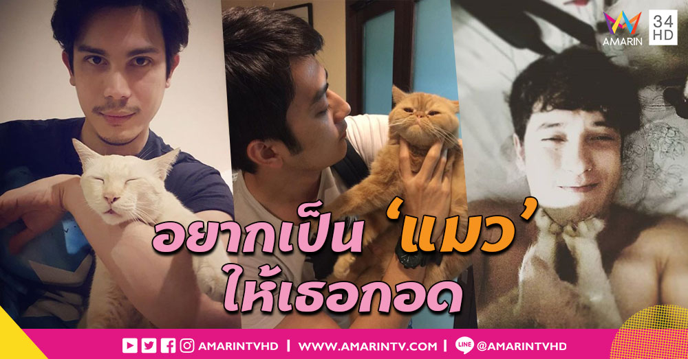 เปย์ด้วยปลาทู! ส่อง 5 ดาราชายทาสแมว เห็นแล้วอิจน้องเหมียวฝุดๆ