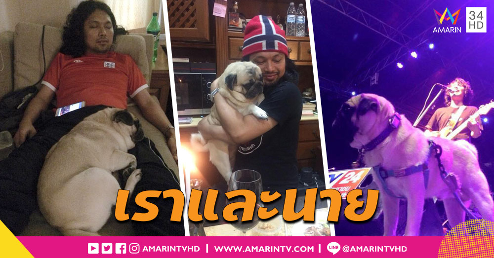 ไม่เคยจะห่างกัน... เปิดภาพน่ารัก 'แฮร์ร็อด' หมาตัวโปรดของ 'เสก โลโซ'
