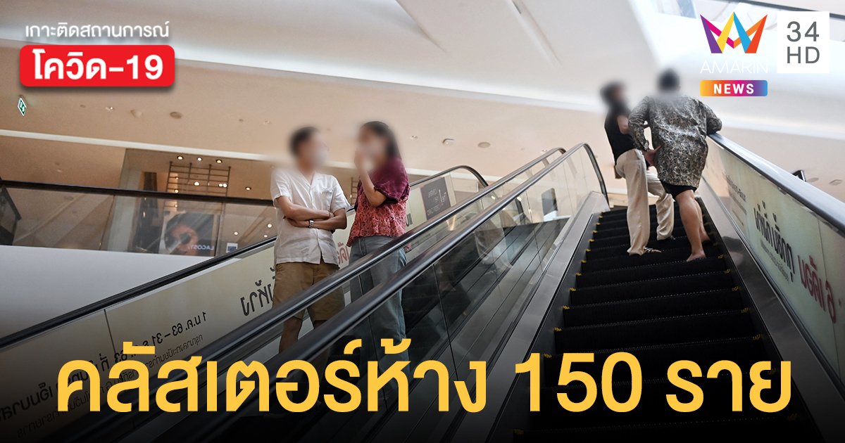 ศบค.เผย คลัสเตอร์บางแค พบผู้ติดเชื้อ 150 ราย ในห้างสรรพสินค้าแห่งหนึ่ง