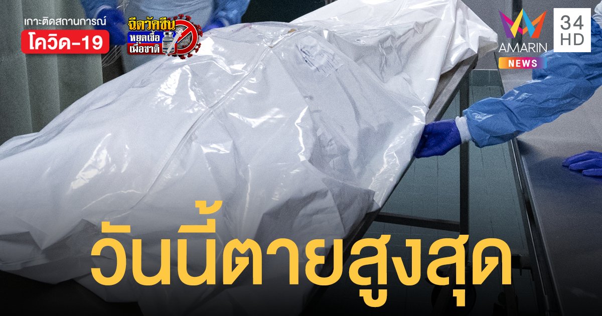 เสียชีวิตนิวไฮ! ผู้ติดเชื้อวันนี้ (18 พ.ค.) ป่วยใหม่ 2,473 ตายเพิ่ม 35 คน