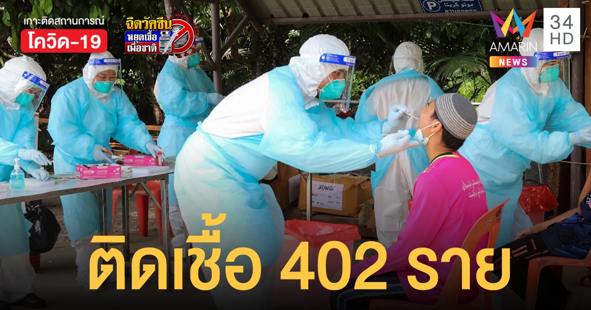 ช็อก! คลัสเตอร์โรงเรียนมัรกัส ยะลา ติดเชื้อ 402 ราย ทั้งสายพันธุ์แอฟริกา-อังกฤษ แพร่กว่า 12 จังหวัด